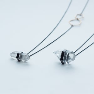 Image of Better Late Than Never Single Diamond Drop Necklace