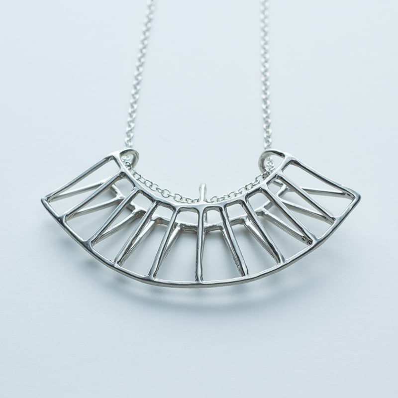 Image of Better Late Than Never Radial Necklace