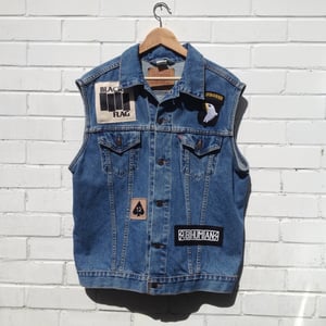 Image of 'Patched' Denim Vest