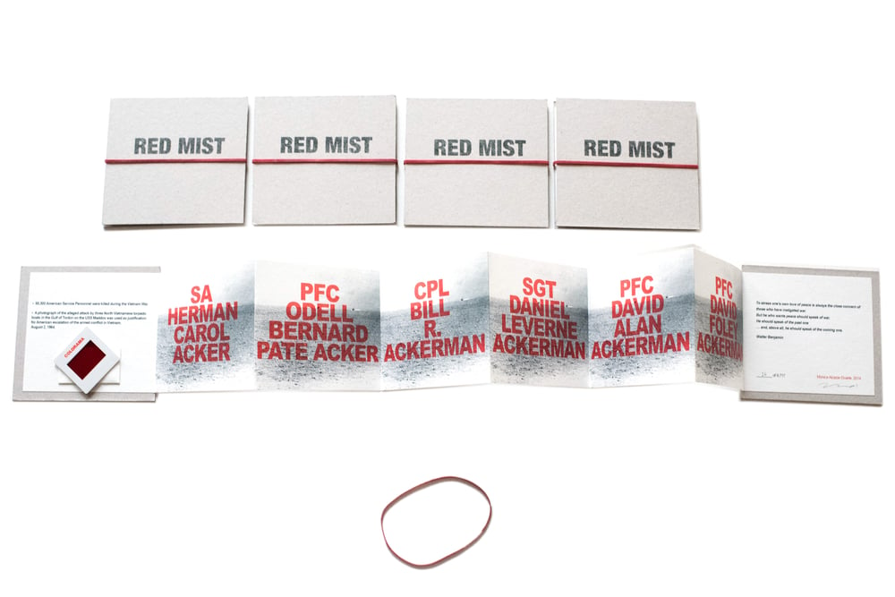 Image of Red Mist. Book.