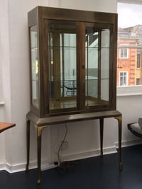 Image 2 of Brass Vitrine by Mastercraft
