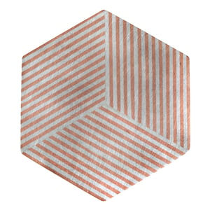 Image of Brooch 'Ply / Hexagon'