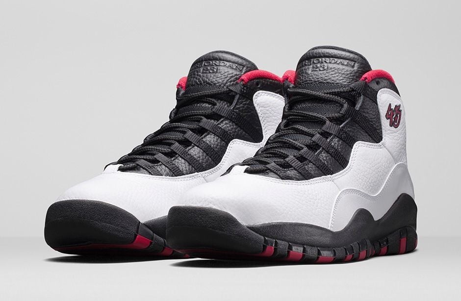 Jordan 10 white red black online