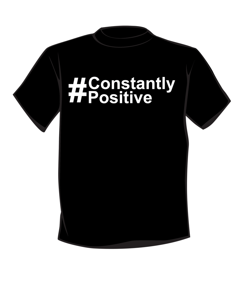 Image of #ConstantlyPositive - Black/White