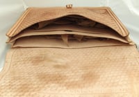 Image 4 of Custom Hand Tooled Briefcase. Computer, laptop, tablet case. Your image/design or idea.