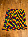 Rainbow Crochet Blanket Skirt, 40”-46” waistband