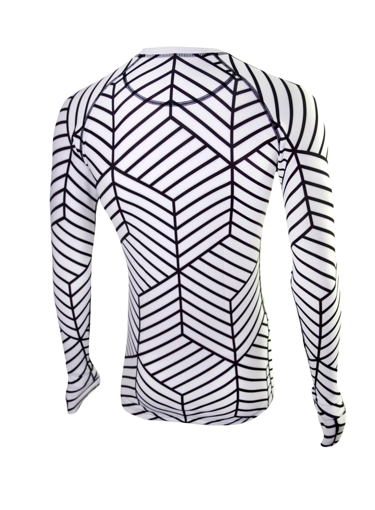 Image of Mens Black Cube Thermal Top