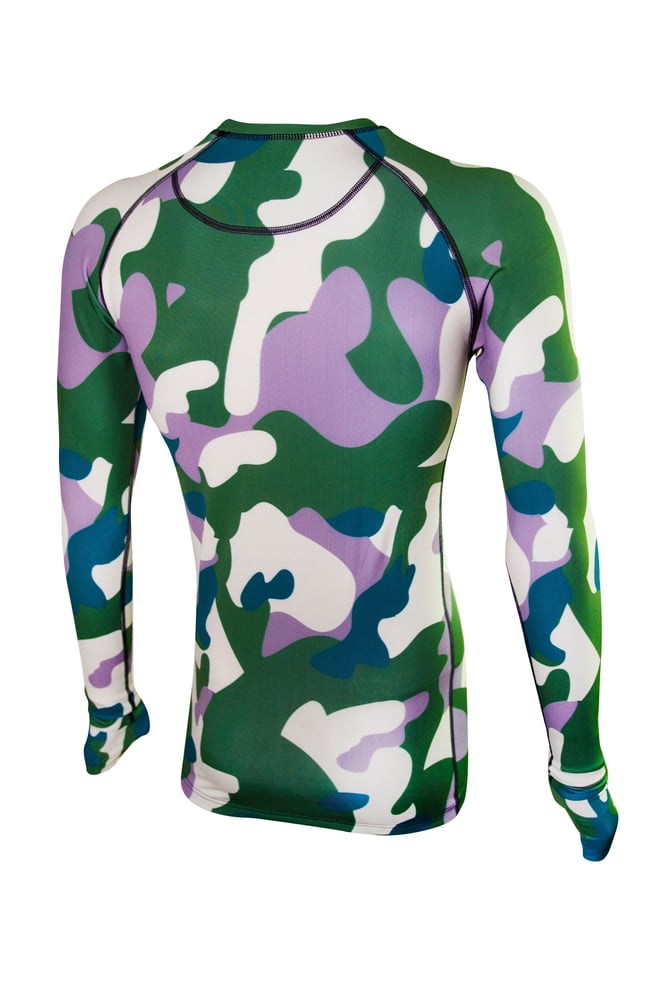 Mens Army Camouflage Thermal Top