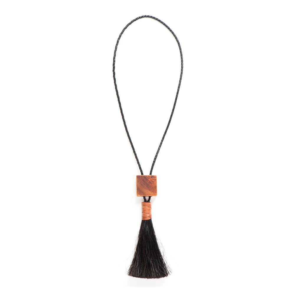 Image of Block Bolo Necklace