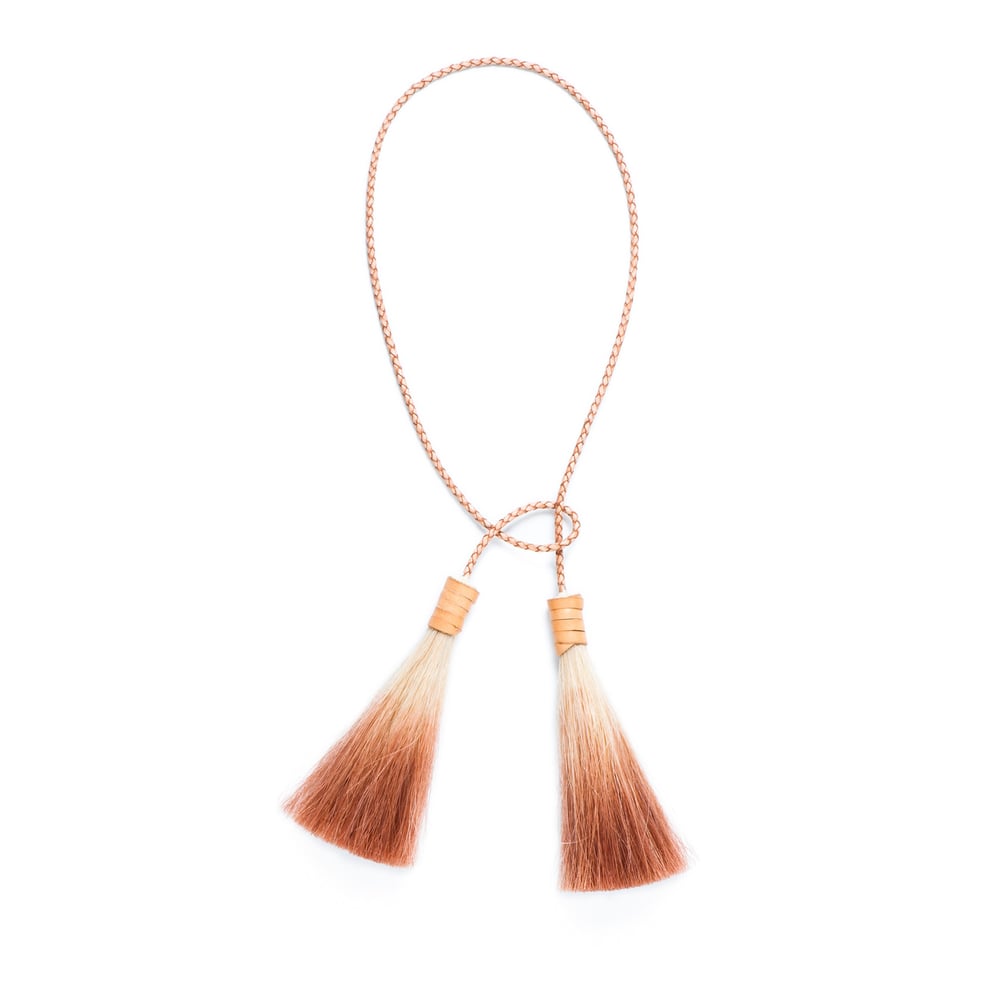 Image of Double Tassel Lariat Necklace (also available as BELT)