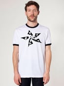 Image of White Pinwheel Logo T-Shirt