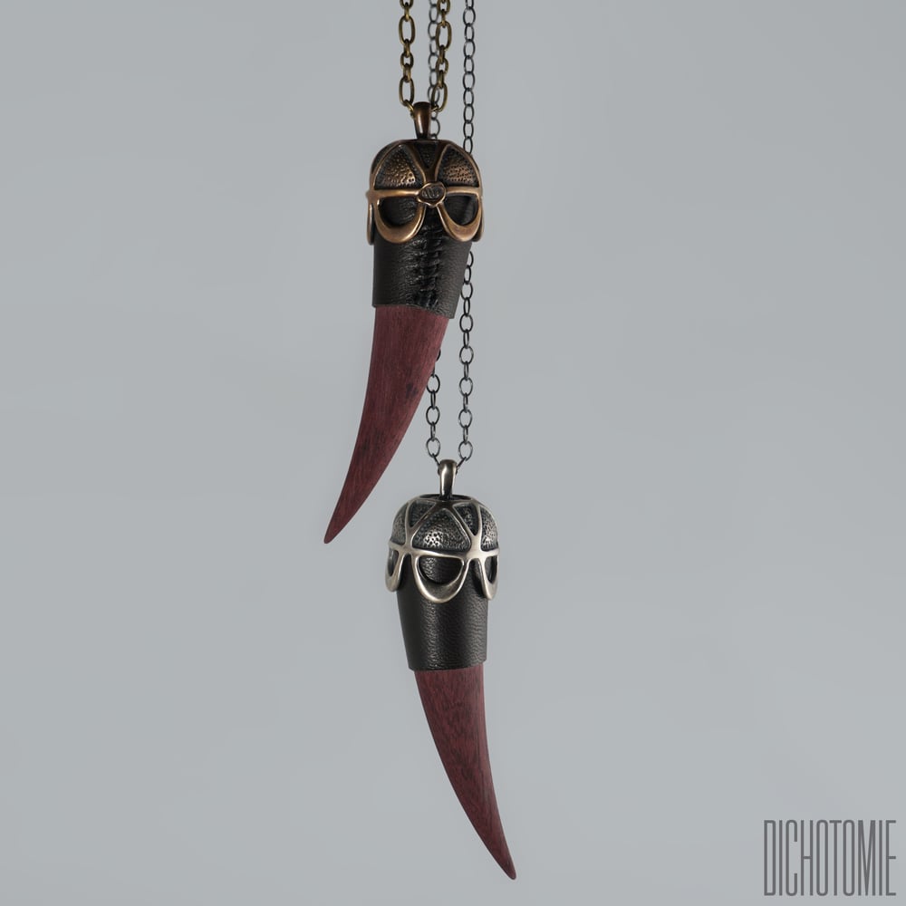 The Left Hand Talisman Pendant in Silver / Dichotomie