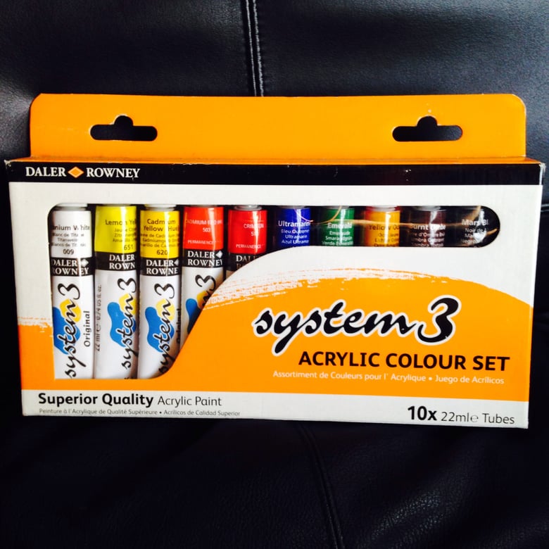Image of System 3 acrylic color set