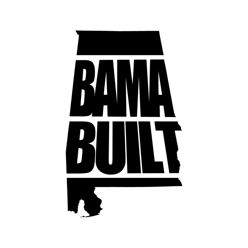 Image of Bama Built Decal