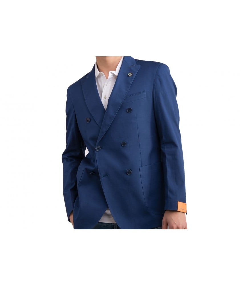 Image of Double Breasted Blazer - Gabardine Luxury Vintage