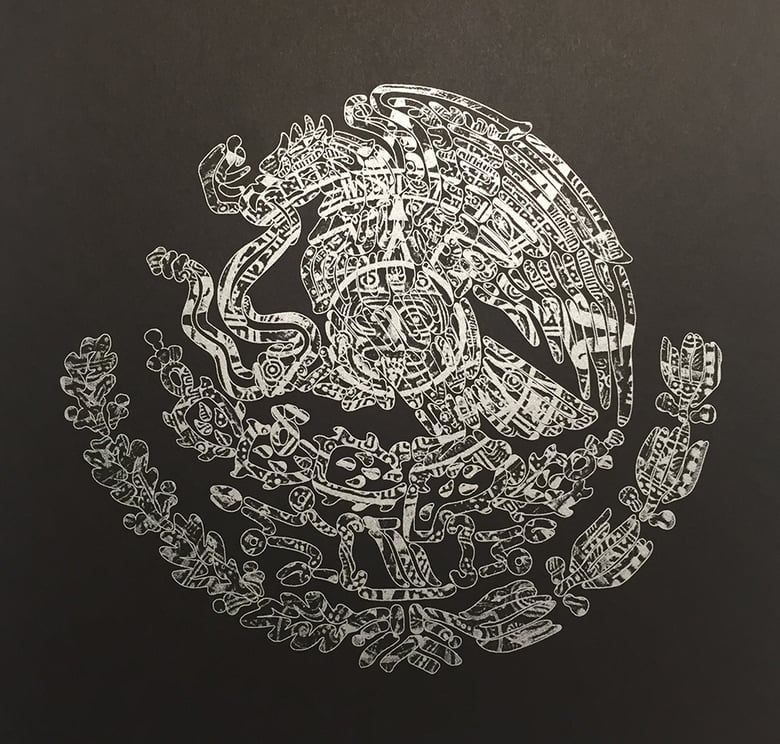 Image of Escudo Azteca - Art Print