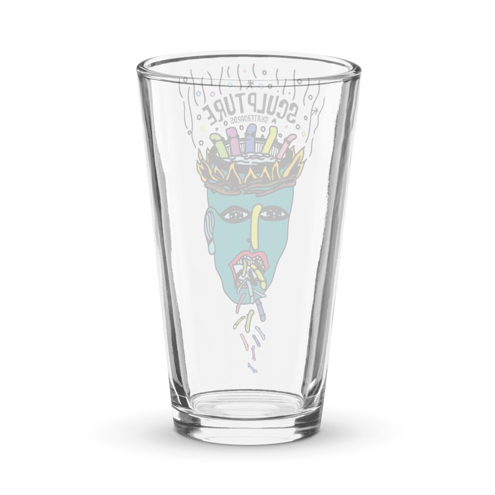 hot tub head pint glass