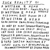 Image of Fuck Reality 01 - Westbam & Nena - Oldschool Baby Versions - 12"