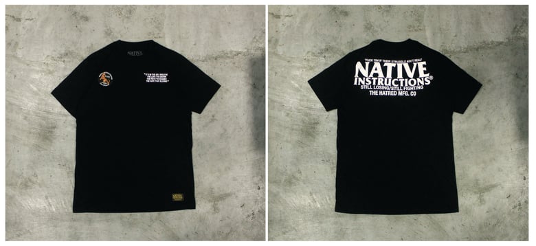 Image of Native Inst® "F 'Em" S/S Black Tee