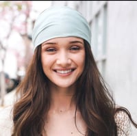 Image 1 of Soft Batiste  Wide Headband Seafoam