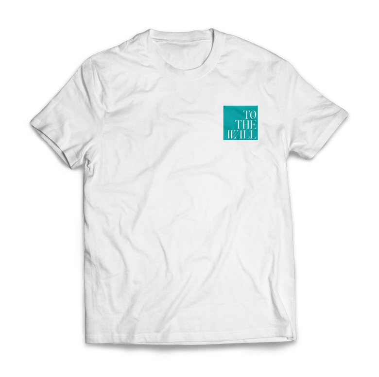 Image of To The Wall logo Tee - White