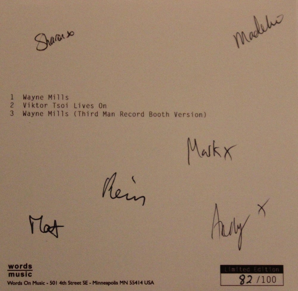 Image of Wayne Mills, limited edition signed single