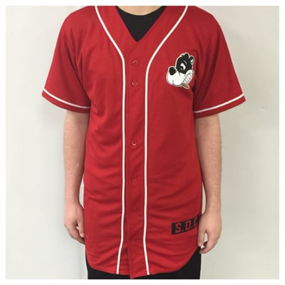 Image of *Limited Edition 420 Loudlife Louie Baseball Jersey (RED)