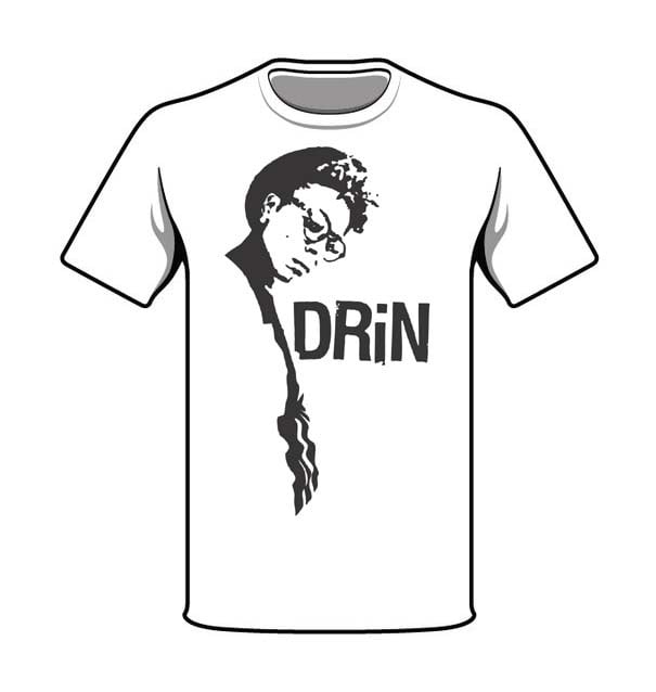 Image of Drin Fitted Tee (White)