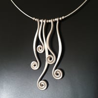 Image 1 of Fiddlehead Patch Necklace 