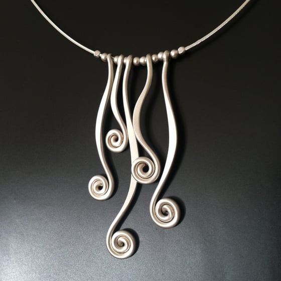 Image of Fiddlehead Patch Necklace 