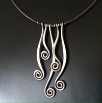 Image 2 of Fiddlehead Patch Necklace 