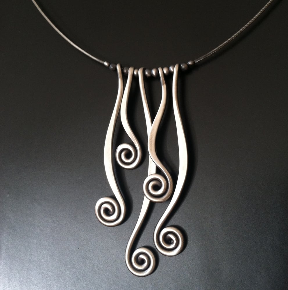 Fiddlehead Patch Necklace / Ai Jewelry