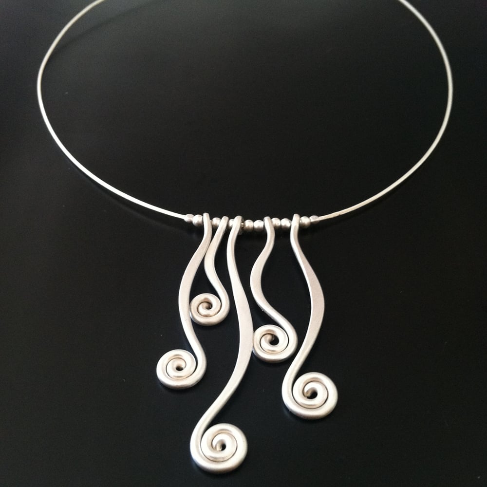 Image of Fiddlehead Patch Necklace 