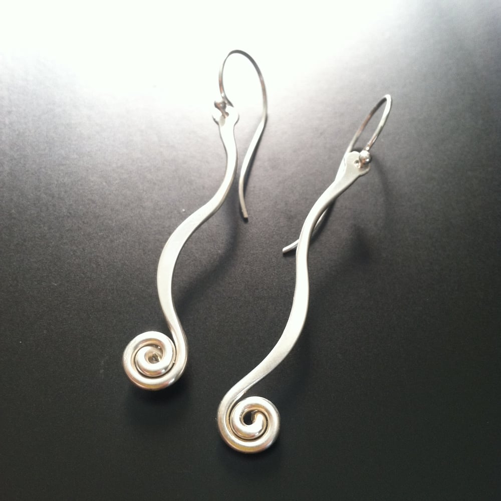 Image of Fiddlehead Earrings