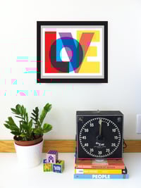 Image 1 of LOVE Typography Print