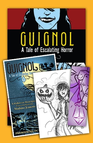 Image of GUIGNOL – DELUXE SKETCH + POSTER BUNDLE