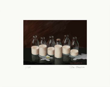 Image of Limited edition of Milk Roulette album artwork