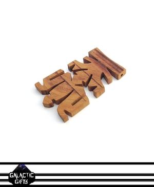 Image of Cosmic Architect Cherry Wood Tribal Medallion 11#