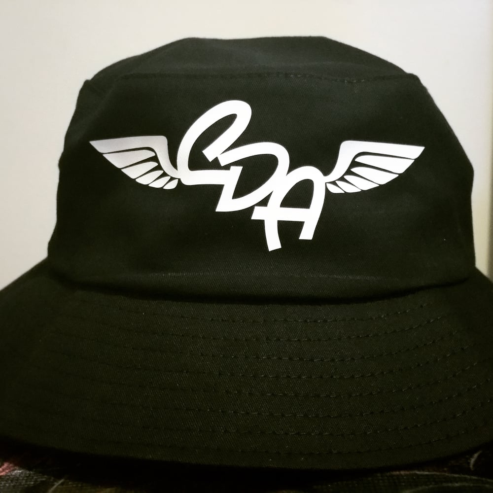 Image of CDA Wings Black Bucket Hat