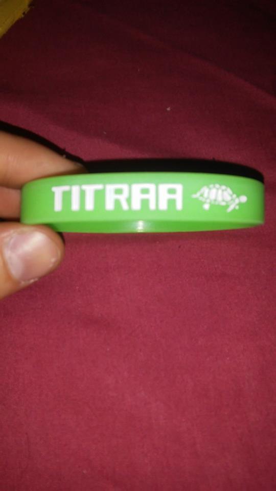 Image of Glow-In-The-Dark TITRAA wristband