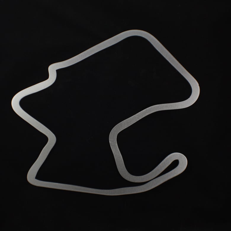 Image of Laguna Seca Track Outline