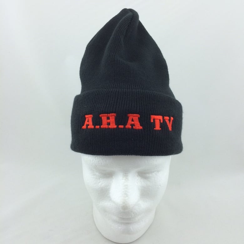 Image of AHA TV - BEANIE - BLACK OR CAMO