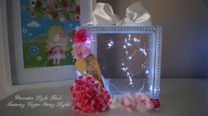 Image of Decorative Light Blocks - "Wooden Heart"