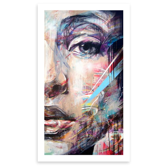 Image of "Half Portrait" OPEN EDITION PRINT - FREE WORLDWIDE SHIPPING!!!