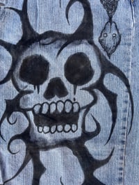 Image 5 of Enter the Void x Undead Revival Skull Denim