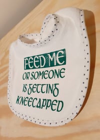 Image 1 of White Baby Bibs