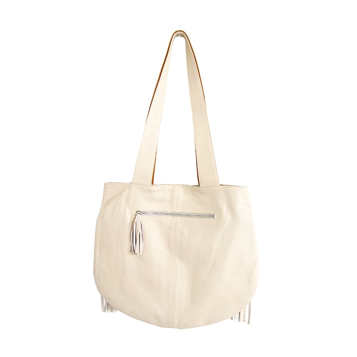 AGUILA BOHO FRINGE LEATHER TOTE BAG | Lokoa