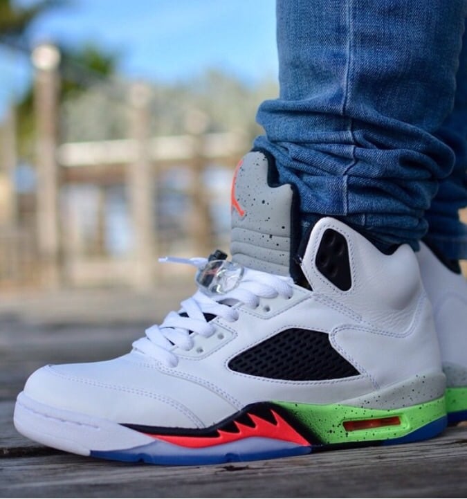 Jordan 5 poison green | hatsfashion