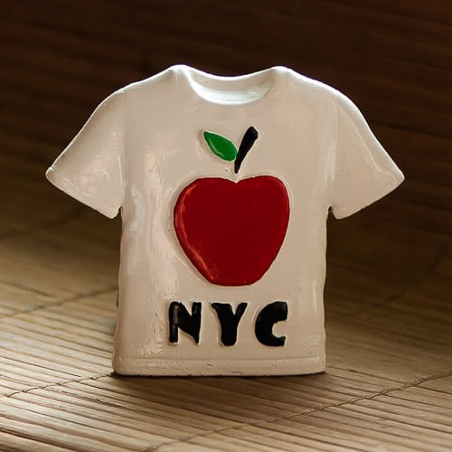Image of Resin Fridge Magnet: United States. New York. NYC. Big Apple