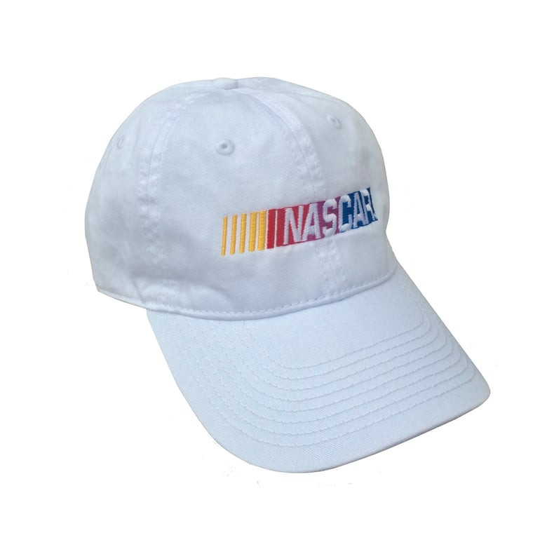 Image of White NASCAR Logo Hat 